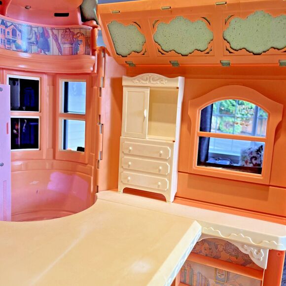 Barbie Dream House VINTAGE Folding Victorian Working Elevator Mansion 1995 MAtte - Picture 15 of 16